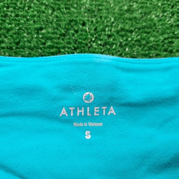 Athleta Pants Womens Small Gray Leggings Stretch Capri Workout Gym Yoga - Picture 7 of 10